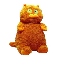 М'яка іграшка "Товстий кіт" K15215, 60 см Жовтий (K15215(Yellow))