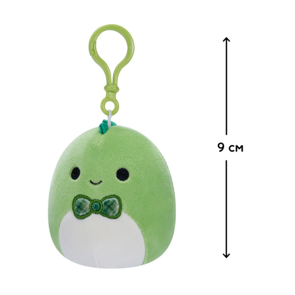 М'яка іграшка Діно Денні Squishmallows SQCP00151 на кліпсі 9 см (SQCP00151)