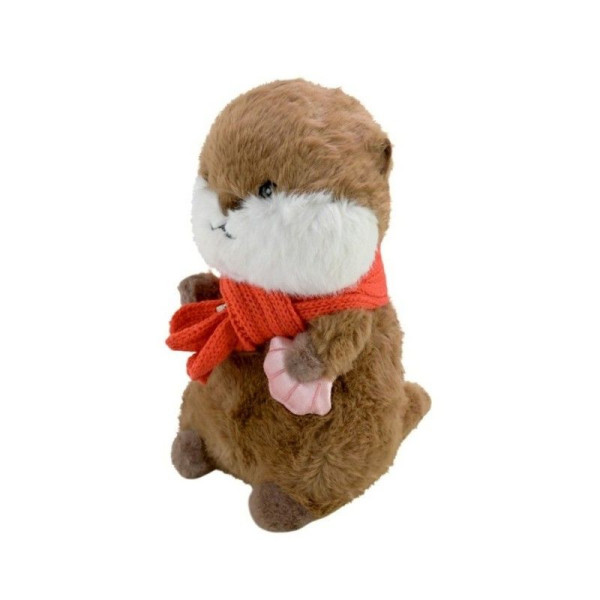 Дитяча м'яка іграшка "Видреня" C8502 з мушлею, розмір 28 см (C8502)