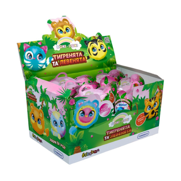 М'яка колекційна іграшка-сюрприз "Doki Doki - Тигренята та левенята" #sbabam 40/CN23 (40/CN23)