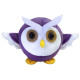 М'яконабивна іграшка "Круглик Сова" МС 080501-12 біло-фіолетовий 18 см (МС 080501-12)