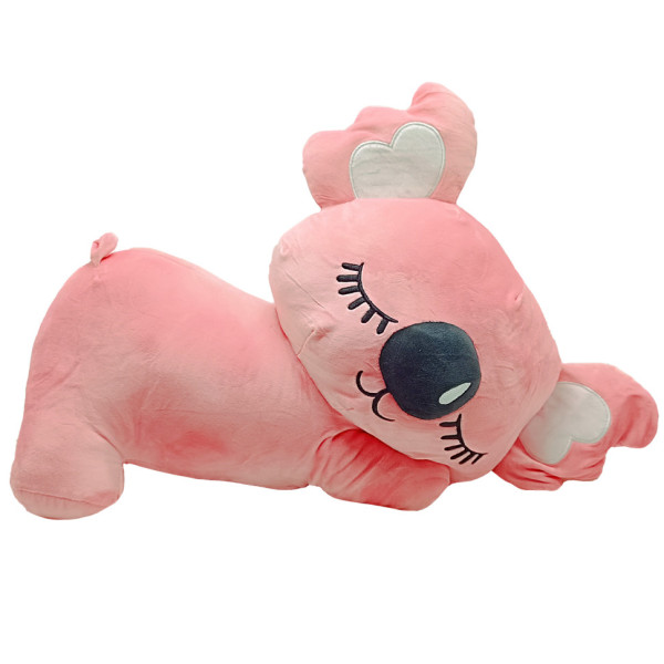 Дитяча м'яка іграшка "Коала" L1129(Pink) іграшка з пледом, розмір 50 см (L1129(Pink))