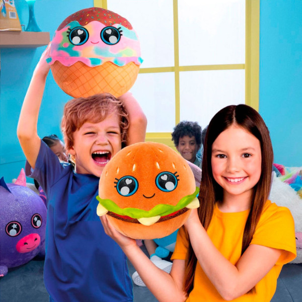 Ігровий набір серії "Little Foodies" W2 - Бургер Biggies BIG002-BU надувна іграшка, насос 22 см (BIG002-BU)