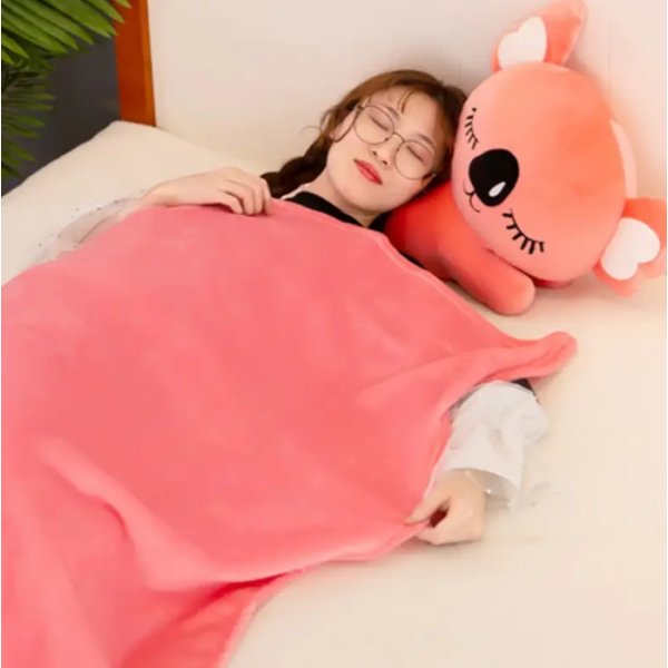 Дитяча м'яка іграшка "Коала" L1129(Pink) іграшка з пледом, розмір 50 см (L1129(Pink))