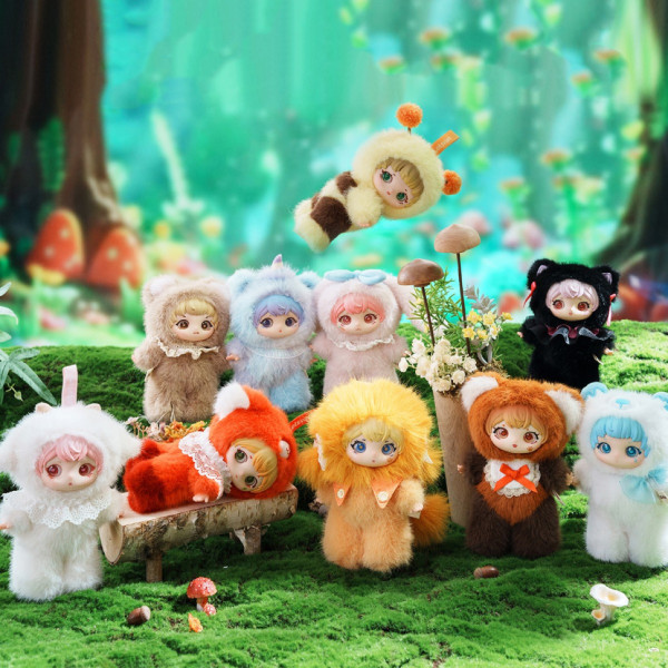 Колекційна м'яка іграшка з кільцем "Паті звіряток" Pop Top 17Zl-0601 серії "Ziyuli"  (17Zl-0601)