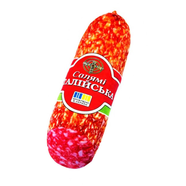 Дитяча м'яка іграшка "Ковбаса Салямі" KOV-S-1, 48 см (KOV-S-1)