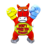 Дитяча м'яка іграшка "Кінь на липучках" DPTS-5(Red) розмір 22 см (DPTS-5(Red))