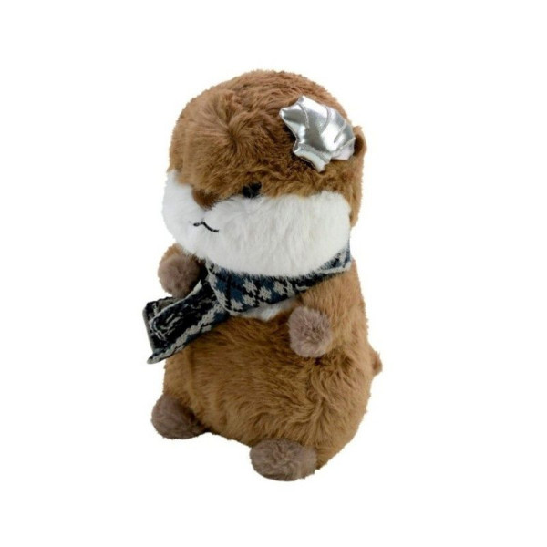 Дитяча м'яка іграшка "Видреня" C8501 з мушлею, розмір 28 см (C8501)