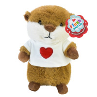 Дитяча м'яка іграшка "Видреня" PLC25008-3, 15х20х22 см (PLC25008-3)