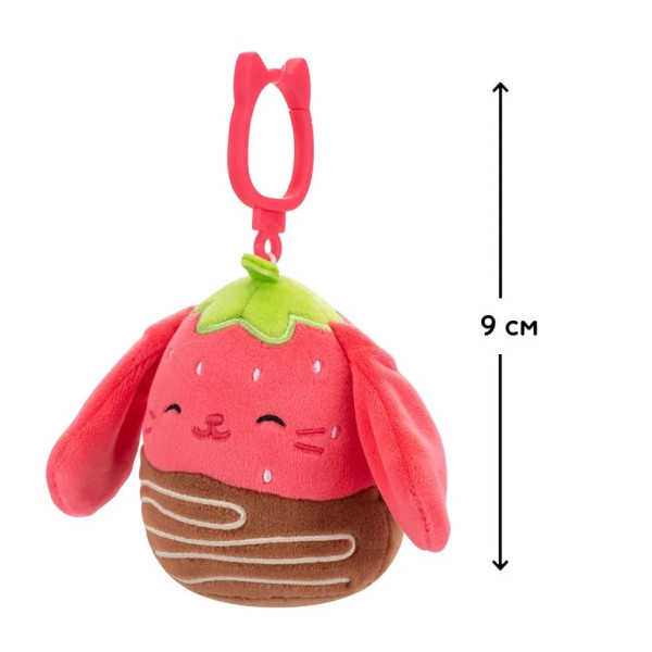 Мягкая игрушка на клипсе Кролик Гунда Squishmallows SQCP00464, 9 см(SQCP00464)