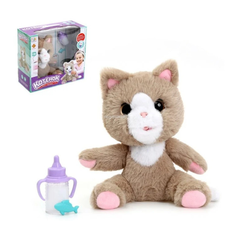 Мягкая игрушка Кот MP 2152 с сенсорными датчиками