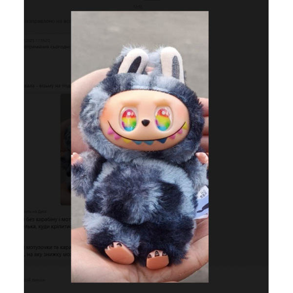 Дитяча м'яка іграшка-брелок The Monsters Labubu Labubu-3 в асортименті (Labubu-3)