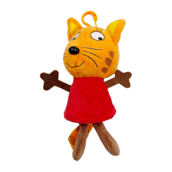 М'яка іграшка-брелок "Три Коти: Карамелька" TRK-20-3, 20 см (TRK-20-3)