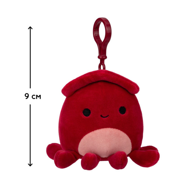 М'яка іграшка Кальмар Альтман Squishmallows SQCP00146 на кліпсі 9 см (SQCP00146)