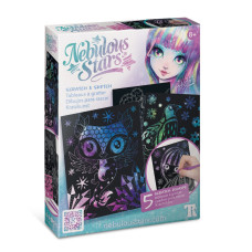 Набір для творчості Гратаж: Зоряні гравюри Nebulous Stars 11014, 5 основ (11014N)