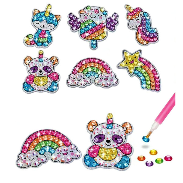 Набір для творчості Алмазна мозаїка "Big Gem" F3002A наклейки, стрази (F3002A)