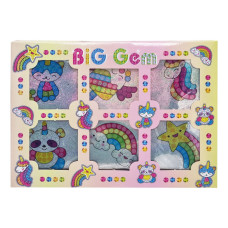 Набір для творчості Алмазна мозаїка "Big Gem" F3002A наклейки, стрази (F3002A)