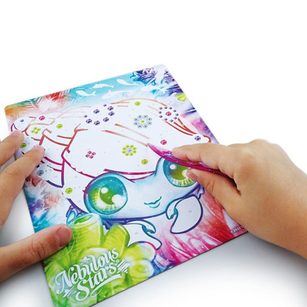 Набір для творчості Зоряні блискітки та фольга Nebulous Stars 11011, 3 шаблони (11011N)