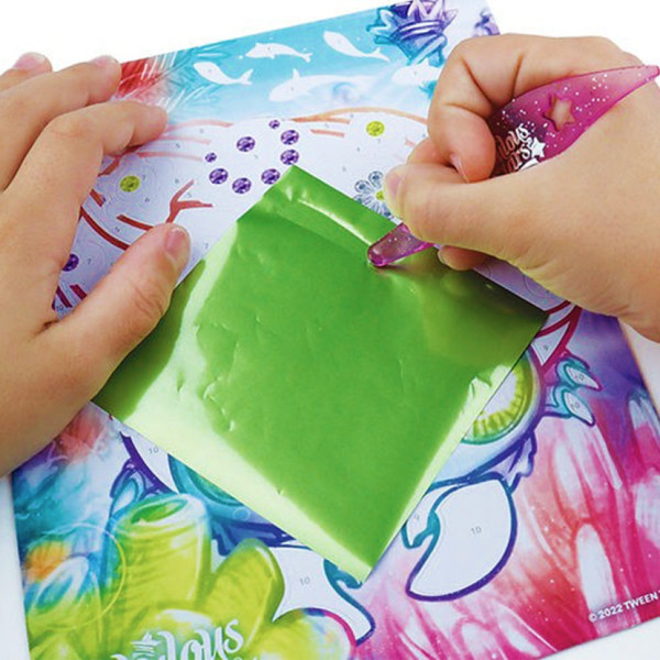 Набір для творчості Зоряні блискітки та фольга Nebulous Stars 11011, 3 шаблони (11011N)