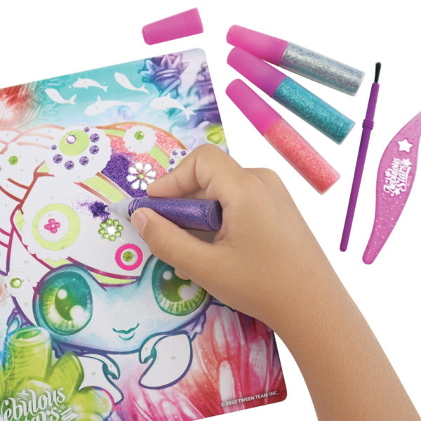 Набір для творчості Зоряні блискітки та фольга Nebulous Stars 11011, 3 шаблони (11011N)