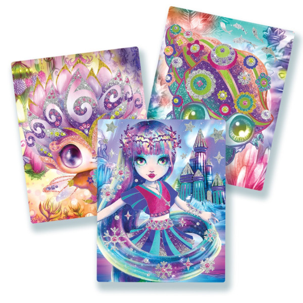 Набір для творчості Зоряні блискітки та фольга Nebulous Stars 11011, 3 шаблони (11011N)