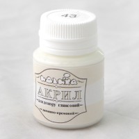 Акриловая краска для декора "Лимонно-кремовая", 20мл 98243