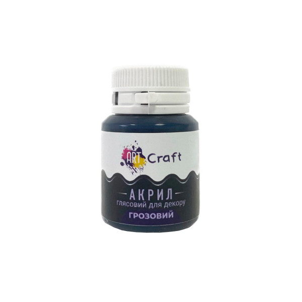 Акриловая краска глянцевая "Грозовой" 20 мл AG-7511 Art Craft(AG-7511)
