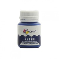 Акрилова фарба для декору Матова Art Craft AP-4821 20 мл Темно-блакитний