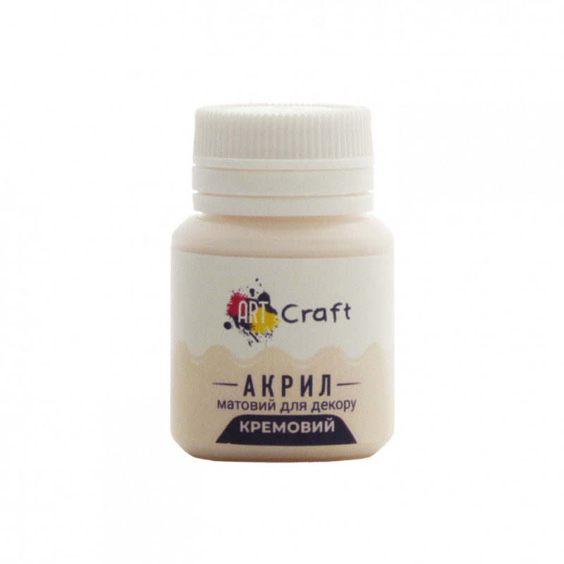 Акрилова фарба для декору Матова Art Craft AP-4852 20 мл Кремовий