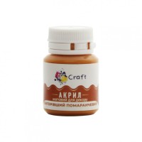 Акрилова фарба для декору Матова Art Craft AP-4890 20 мл Вигорілий помаранчевий
