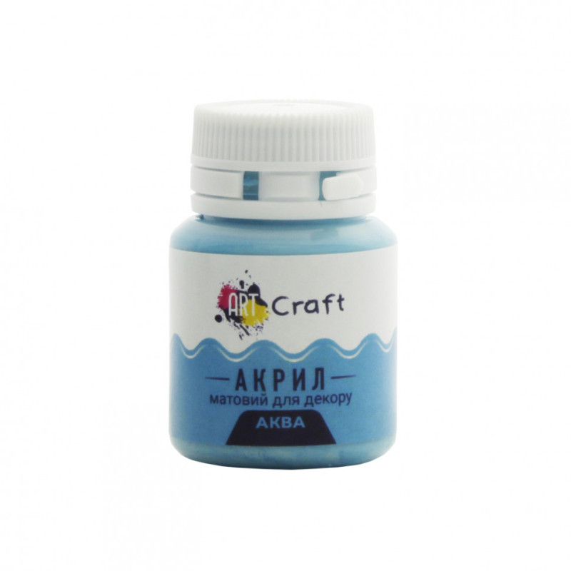 Акрилова фарба для декору Матова Art Craft AP-5057 20 мл Аква
