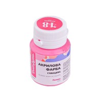 Акриловая краска глянцевая Розовая Brushme ACPT48 20 мл