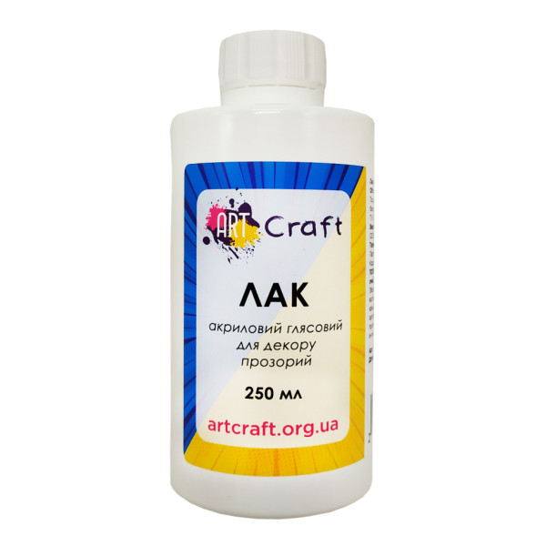 Лак акриловий глянсовий 250 мл Art Craft 5002-AC (5002-AC)