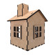 Заготовка для декорування "Будиночок 9" FDPO-348 з LED свічкою в комплекті (FDPO-348)