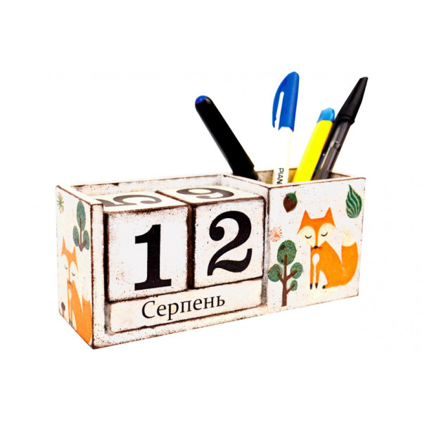 Набор для творчества "Декупаж" (D-001/1) Вечный календарь-подставка(D-001/1)