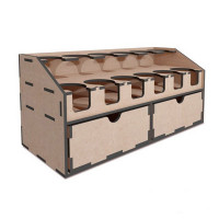 Настільний органайзер для спреїв та художніх фарб у баночках FDPO-262 (FDPO-262)