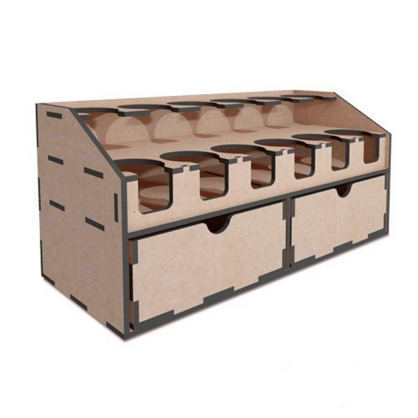 Настільний органайзер для спреїв та художніх фарб у баночках FDPO-262 (FDPO-262)