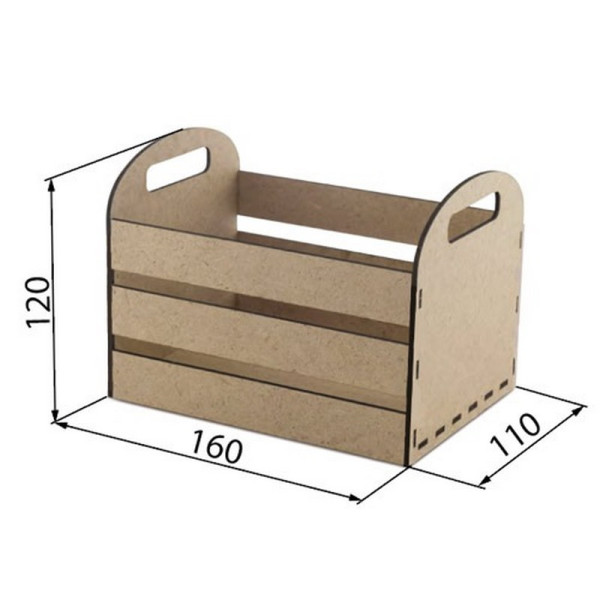 Заготовка для декорування "Кошик" FDPO-073 для квітів, фруктів, подарунків (FDPO-073)