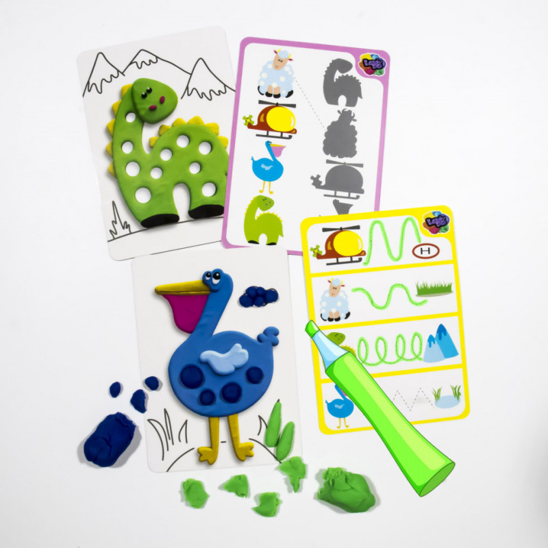 Дитячий набір тіста для ліплення TM Lovin'Do Edu kids 41052 ігри для пальчиків
