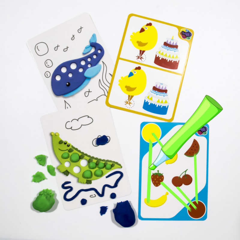 Дитячий набір тіста для ліплення TM Lovin'Do Edu kids 41043 ігри для пальчиків
