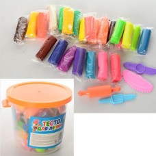 Дитяче тісто для ліплення MK 0020, 24 кольори