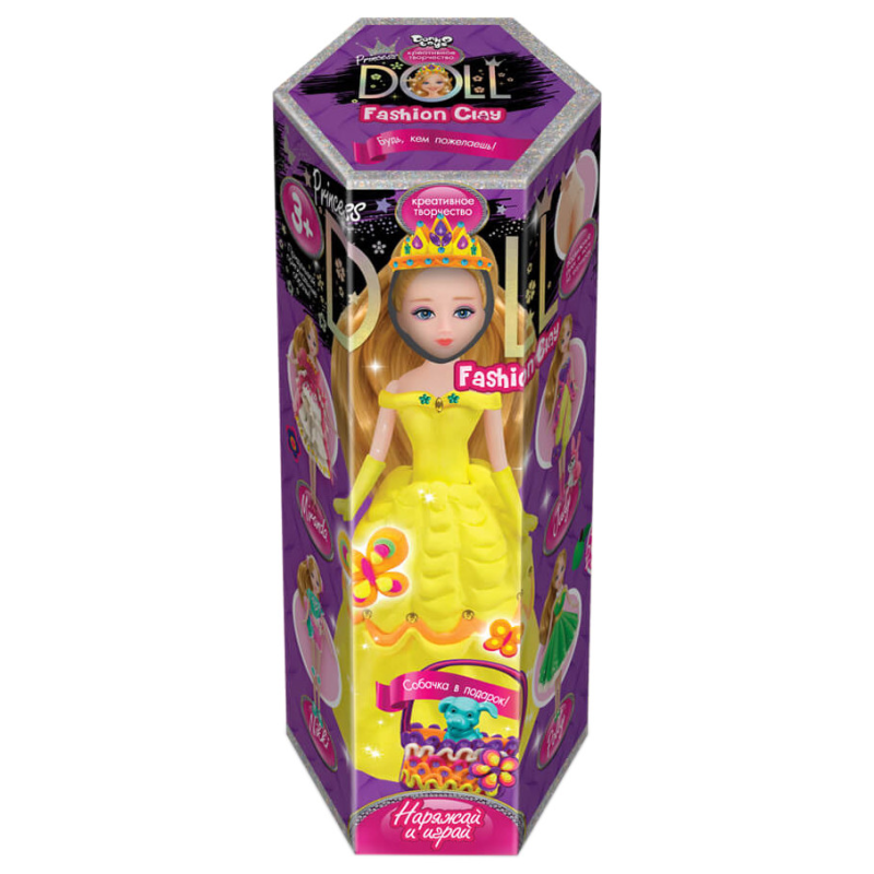 Набір креативної творчості Princess Doll CLPD-01 повітряний пластилін