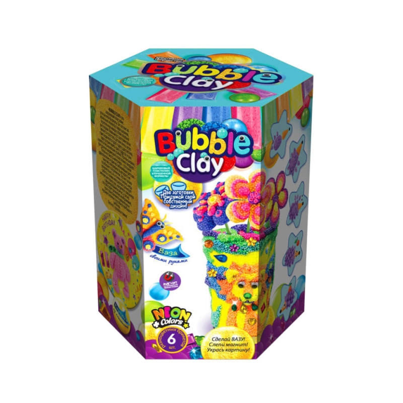 Набір креативної творчості "Bubble Clay Ваза" BBC-V-01-04 рос