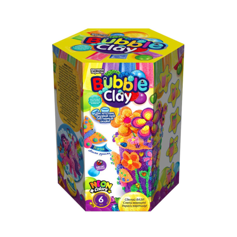 Набір креативної творчості "Bubble Clay Ваза" BBC-V-01-04 рос