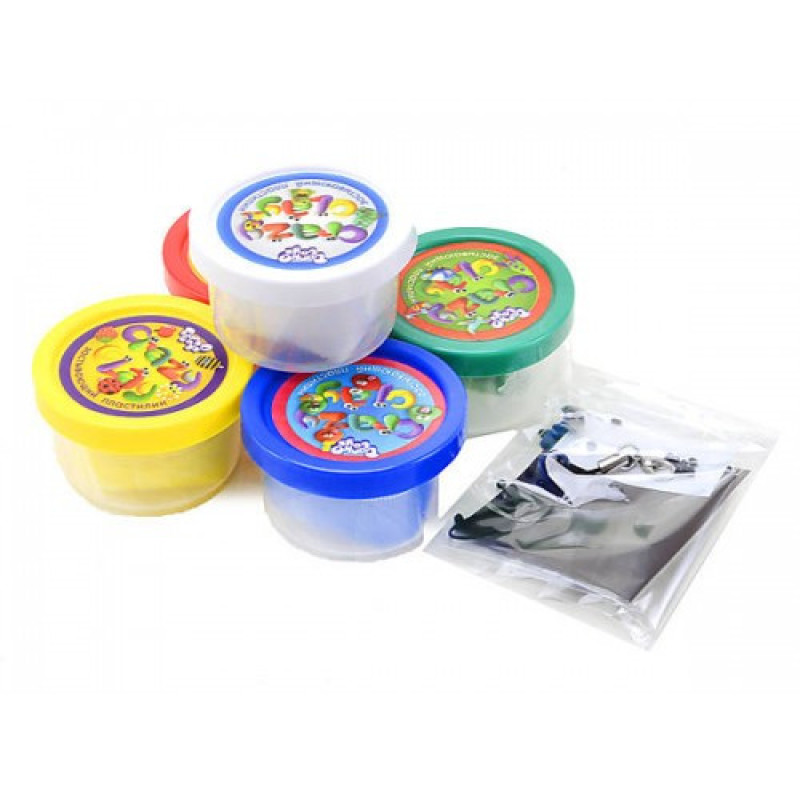 Дитячий пластилін CRAZY CLAY CRC-01 середній