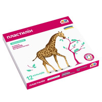 Набір для ліплення пластилін "Захоплення" 200312, 12 кольорів (200312)