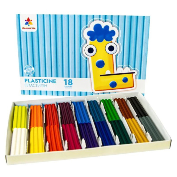Дитячий набір пластиліну 200318, 18 кольорів (200318)
