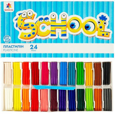 Набір для ліплення пластилін "School" 200319G  24 кольори (200319G)