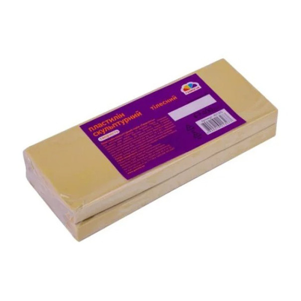 Пластилін скульптурний Творчість ГАММА'UA 401305 тілесний 400 грам (401305)