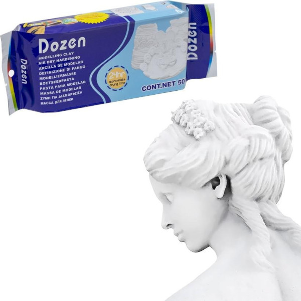 Пластилін для моделювання "Dozen" W500 білий 500 грам (W500)